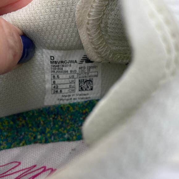 NEW BALANCE Vison Racer Sneaker Men Size 8.5 MSVRCJWA Rainbow Jaden Smith Collab - Picture 6 of 8